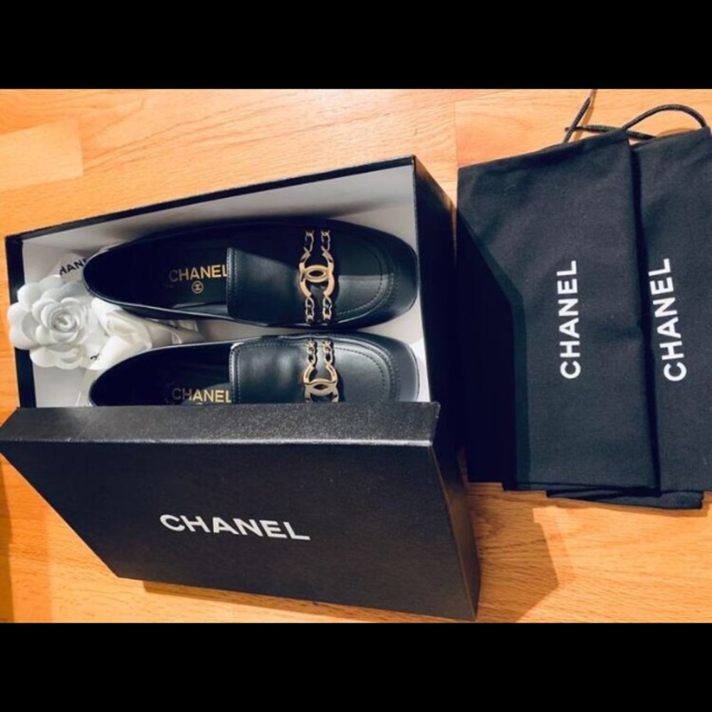 Chanel Authentic Mocassin -Loafer , Calfskin